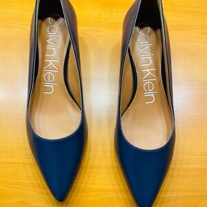 New Calvin Klein Dark Blue Heels